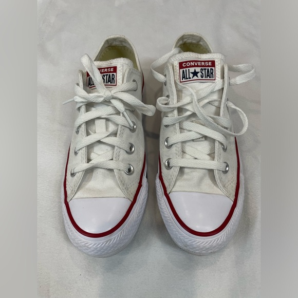 Converse White Chuck Taylor All Star Unisex Low Top Shoe US size 5.5 - Picture 4 of 13